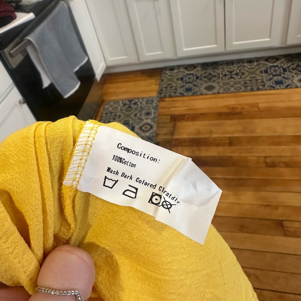 Yellow Button-Down Sundress - Picture 6 of 6